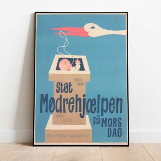 Indskrive Sinis lustre Arne Ungermann plakat: 'Mors Dag' | Mødrehjælpens Webshop